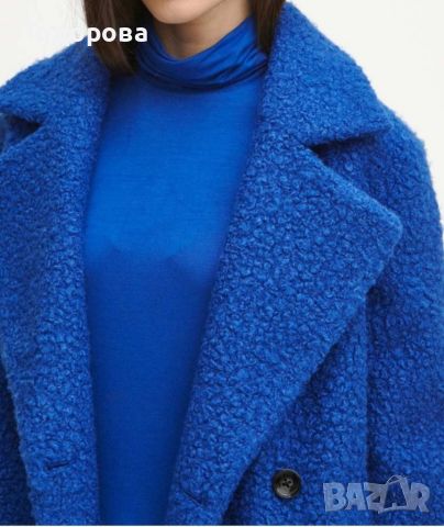 Палто в синьо ново с етикет, снимка 1 - Палта, манта - 45265736