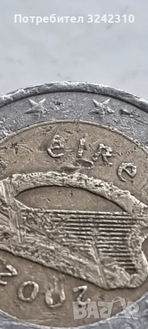 монета от 2 евро Ирландска 2002, снимка 7 - Нумизматика и бонистика - 53577581