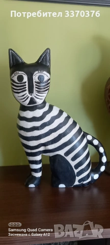 Дървена фигура за декорация-котка, снимка 5 - Декорация за дома - 53534235