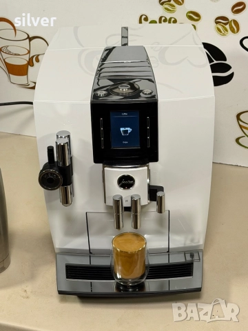 Кафемашина кафе автомат JURA J6 PIANO WHİTE с гаранция, снимка 6 - Кафемашини - 52634394