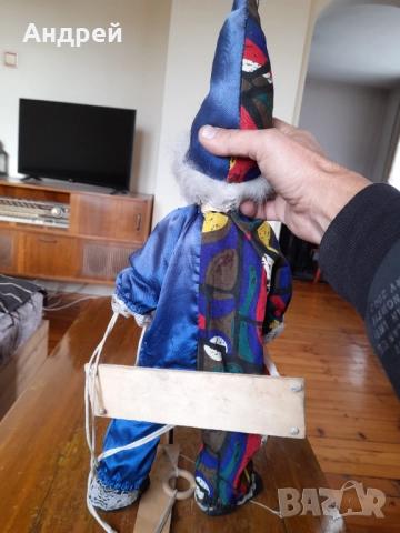 Стара кукла,клоун #28, снимка 5 - Други ценни предмети - 52954784