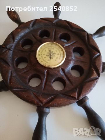 Vintage термометър щурвал , снимка 2 - Антикварни и старинни предмети - 46416450