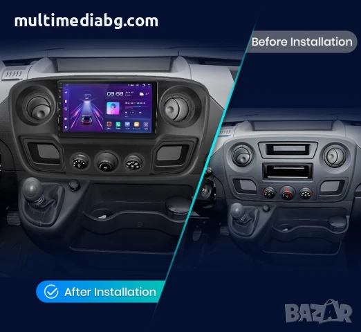 Nissan NV400 2010 - 2019 Мултимедия Навигация Android, снимка 2 - Аксесоари и консумативи - 51105801