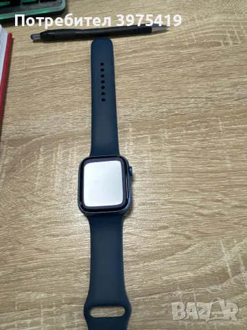 Apple watch 7 45 mm blue, снимка 1 - Смарт гривни - 47048032