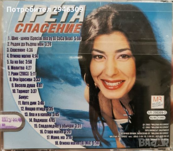 Грета - Спасение(2003), снимка 2 - CD дискове - 46396212