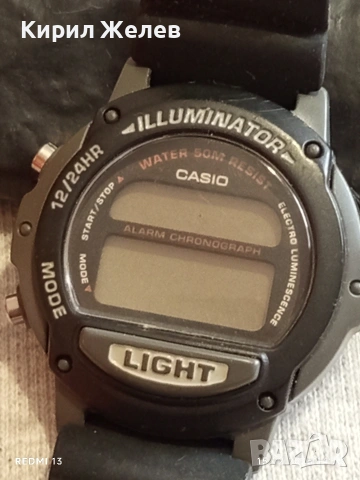 Марков електронен часовник CASIO ILLUMINATOR рядък модел 51840, снимка 5 - Мъжки - 53484232