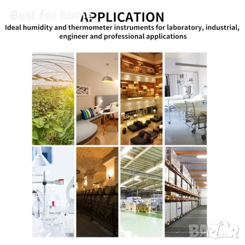 HT-86 2 в 1 преносим цифров хигрометър, термометър, монитор за влажност  от	Walfront, снимка 7 - Други инструменти - 50684345