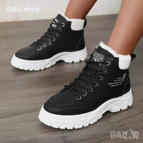 Дамски ежедневни зимни обувки, снимка 2 - Дамски боти - 53056019