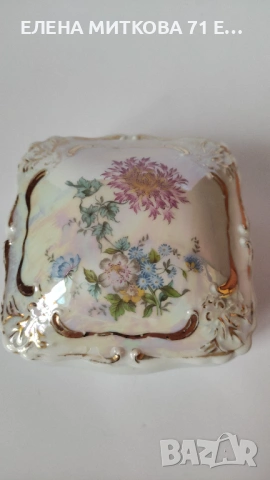 Японска порцеланова кутия за бижута, снимка 7 - Антикварни и старинни предмети - 54187819