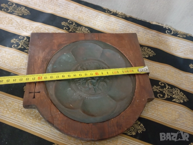 Стара декорация за стена,икона, снимка 5 - Други ценни предмети - 52919316