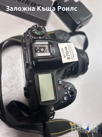 Фотоапарат Nikon D7200 с обектив Nikon AF NIKKOR 50mm 1:1:8 D+Зарядно