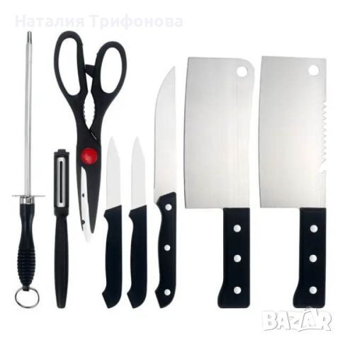 Комплект кухненски ножове , снимка 2 - Прибори за хранене, готвене и сервиране - 45946047