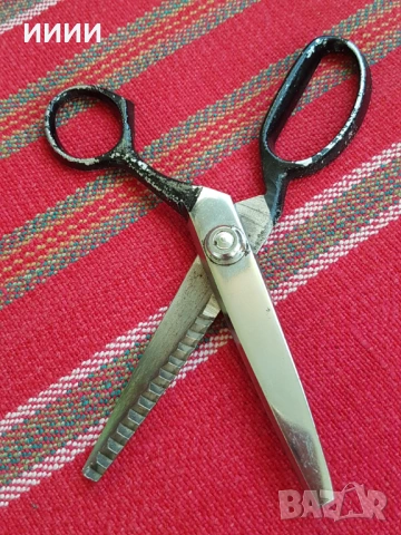 Ножица Зиг заг , снимка 2 - Антикварни и старинни предмети - 53839547