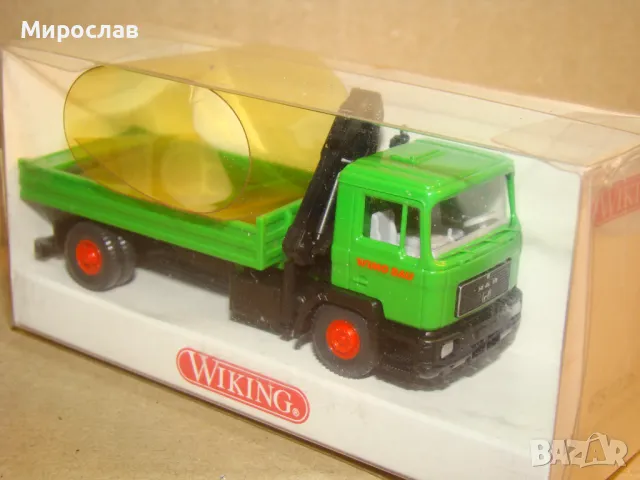 WIKING H0 1/87 MAN ТИР КАМИОН МОДЕЛ КОЛИЧКА КОЛИЧКА, снимка 3 - Колекции - 48285328