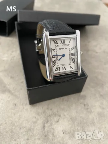 Часовник тип Cartier Tank, снимка 2 - Мъжки - 48753272