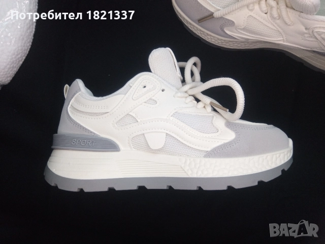 Дамски маратонки, дишаща материя , снимка 4 - Маратонки - 51875073