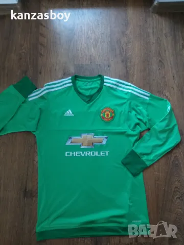 adidas  Manchester United Goalkeeper Shirt 2015-16 - страхотна футболна блуза М, снимка 4 - Спортни дрехи, екипи - 47021626