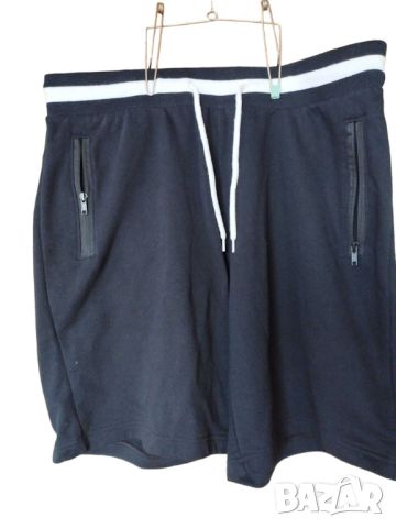 Мъжки къси панталони H&M, 100% памук, Черни, L