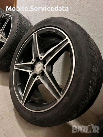 Оригинални AMG джанти 18” за W205 с гуми 245/40ZR18 – ТОП състояние!, снимка 3 - Гуми и джанти - 53879407