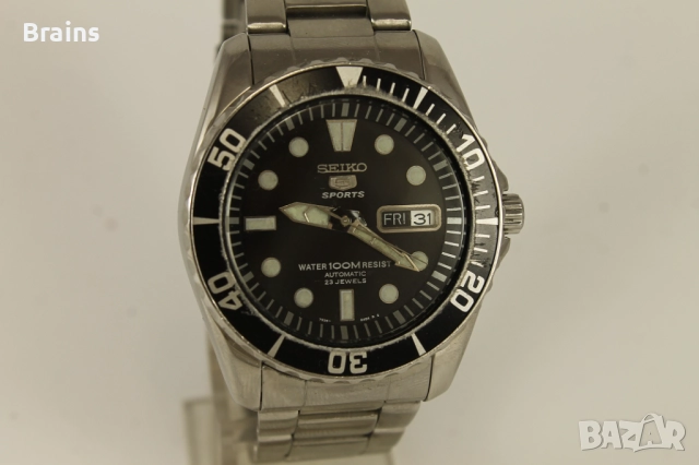 1980's Японски Ръчен Часовник SEIKO 5 SPORT Diver, снимка 4 - Мъжки - 51707354