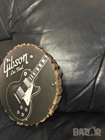 Gibson Les Paul Metal & Oak Sign , снимка 5 - Китари - 53464893