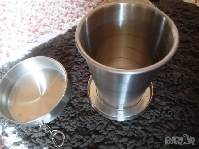 Нова сгъваема чаша алпака  за пикник 