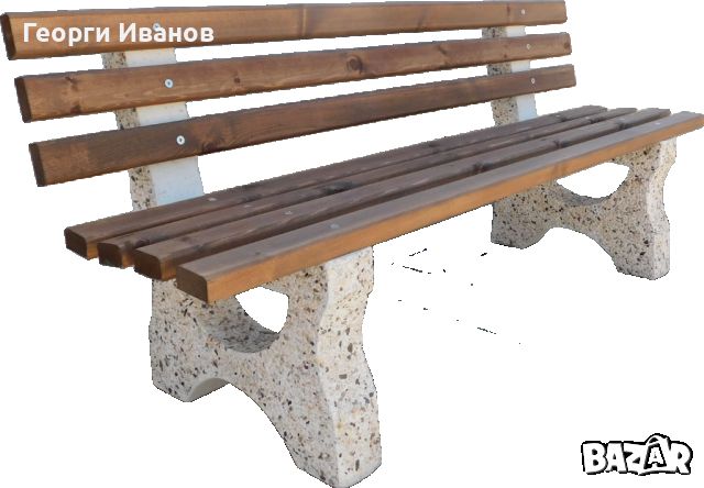 Мозаечна пейка с облегалка, снимка 3 - Градински мебели, декорация  - 46063400