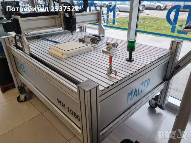 Портална CNC машина ( Рутер ) за фрезоване, пробиване и разкрой WM 1080, снимка 2 - Други машини и части - 52810660