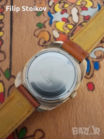 Мъжки часовник Слава позлатен, снимка 2 - Мъжки - 53459637