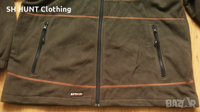 Bekken & Strom POLAR Fleece Jacket размер 2XL за лов риболов поларена горница - 2512, снимка 4 - Екипировка - 54166165