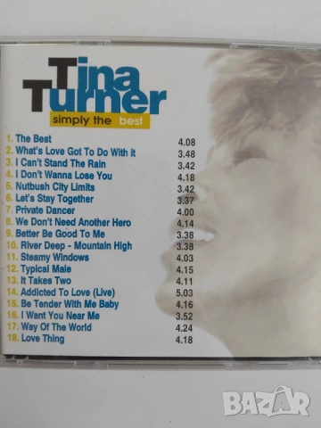 Tina Turner – Simply The Best - матричен диск музика, снимка 2 - CD дискове - 53531624