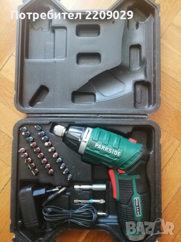 Акумулаторен винтоверт Parkside PSSA 3.6V Оригинален НЕМСКИ, снимка 6 - Винтоверти - 54115987