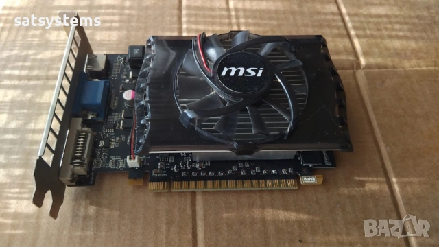  Видео карта NVidia GeForce MSI N630GT HDMI 2048MB GDDR3 128bit PCI-E, снимка 5 - Видеокарти - 54018368