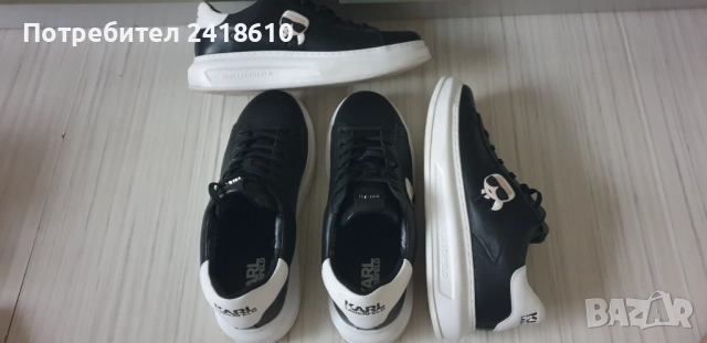 Karl Lagerfeld Leather Mens Size 45/29см 44/28 ОРИГИНАЛ! Мъжки спортно - елегантни обувки / кецове/ , снимка 11 - Кецове - 52335896