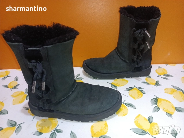 UGG кожени боти N 36 - 18 €, снимка 2 - Дамски боти - 52974752