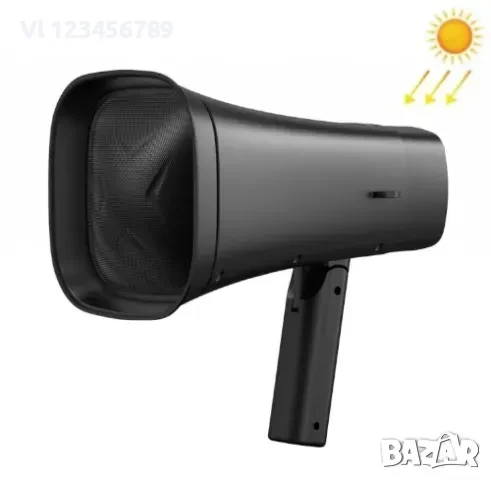 Соларен мегафон Безжичен, Bluetooth ,Външен високоговорител, снимка 1