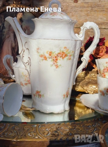 Антикварен порцеланов сет, снимка 13 - Антикварни и старинни предмети - 53092391