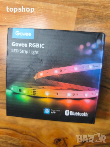 Чисто нова запечатана Смарт LED лента Govee RGBIC H617A, синхронизация на музика, 5 метра , снимка 9 - Резервни части за машини - 53658337