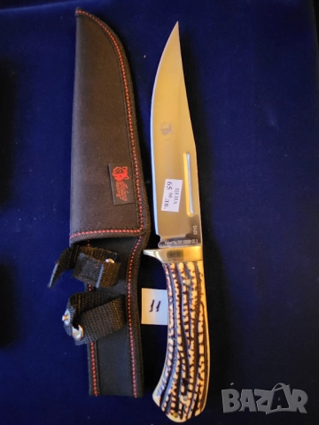 ножче сгъваемо шведско, от САЩ, български, 2 големи ножа с кания и комплект за вино, точилка Fiskars, снимка 11 - Ножове - 52100607