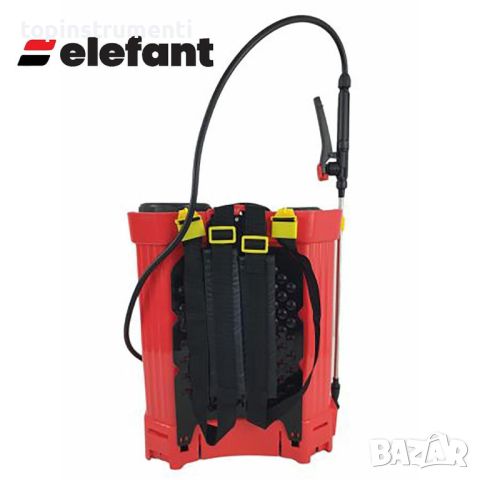 Пръскачка акумулаторна градинска Elefant SE18L, 18л., 12V/8Ah, 6 bar, телескопична дръжка, снимка 3 - Градинска техника - 45810025