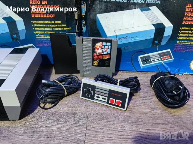 Nintendo NES +Super Mario bros , снимка 4 - Nintendo конзоли - 49602331