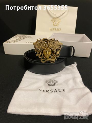 Чисто нов дамски колан Versace medusa с кутия и етикети, снимка 2 - Колани - 45190429