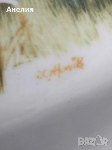 Ловни сцени - голямо плато, снимка 2 - Чинии - 54199331