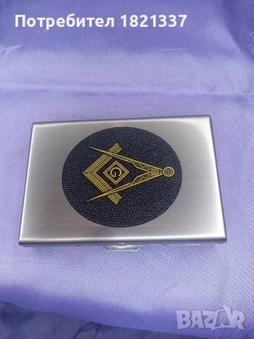 Държач за карти с масонски символи , снимка 9 - Портфейли, портмонета - 53365742