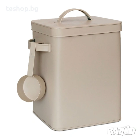 Херметически затворена метална кутия с лъжичка за храна Relaxdays