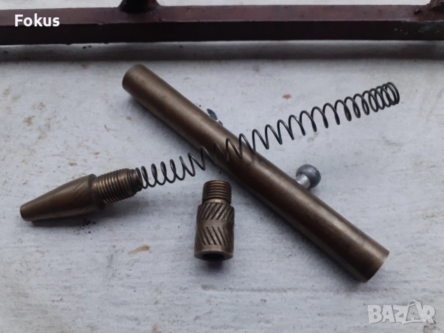 Оса, Кучегон, Сватбарско пушкало, бронз работи с ловни капси, снимка 4 - Антикварни и старинни предмети - 52877880