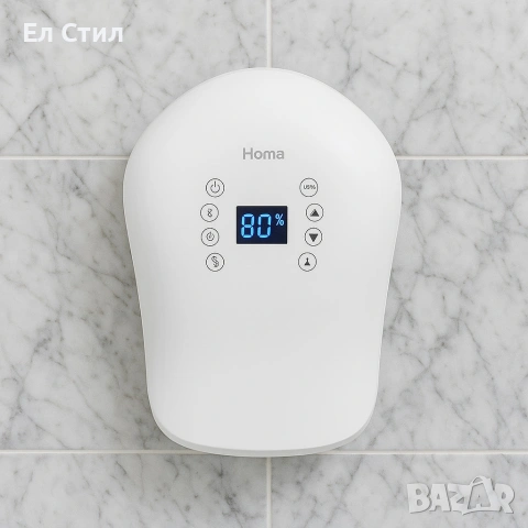 Вентилаторна печка за баня Homa HBH-7720B, 2000W, електронно управление, снимка 4 - Отоплителни печки - 53589908