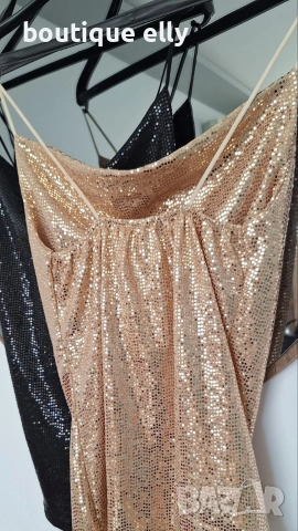 потник с пайети, снимка 2 - Корсети, бюстиета, топове - 52637736