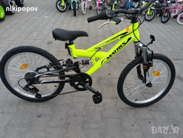 MATRIX Велосипед 20" FLASH жълт, снимка 2 - Велосипеди - 53838901
