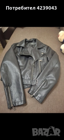 Кожено яке, снимка 3 - Якета - 52354983